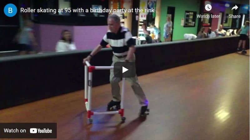 Gene Elliot skates a Skateland USA in Hickory