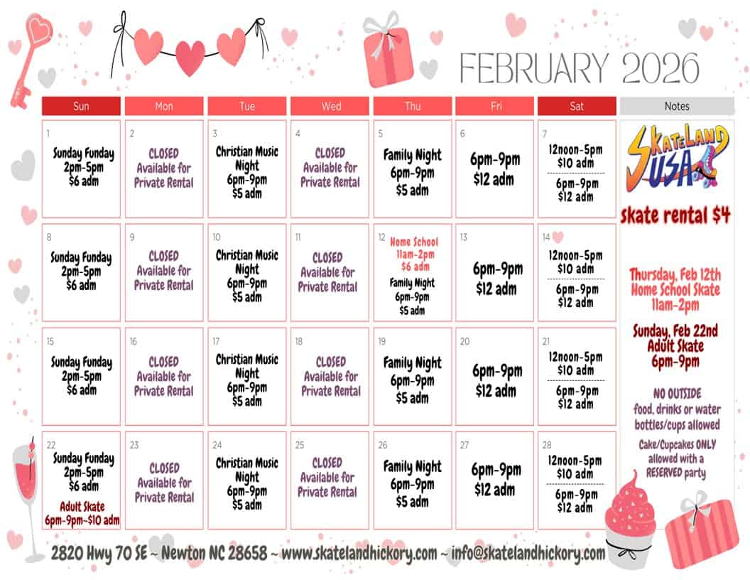 feb'26 calendar feb'26