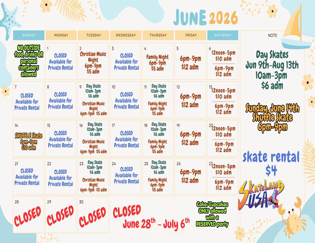 jun'26 calendar
