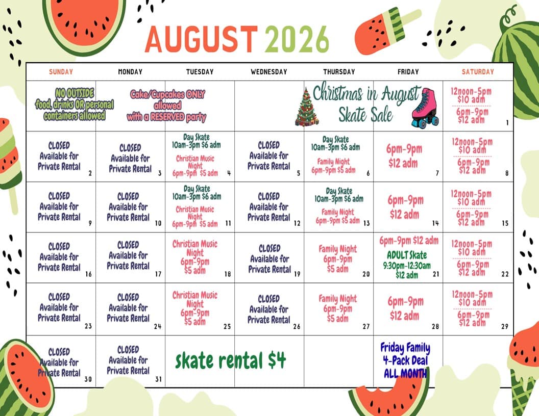 aug'26 calendar